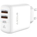 Зарядное устройство ACCLAB AL-TC224 2хUSB 5В/2,4A/12W (1283126538834)