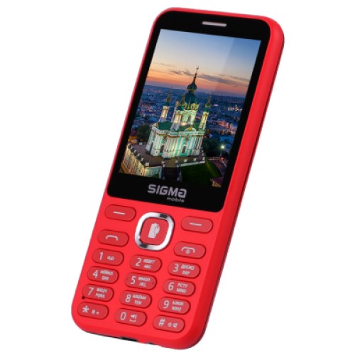 Мобильный телефон Sigma X-style 31 Power Type-C Red (4827798855058)