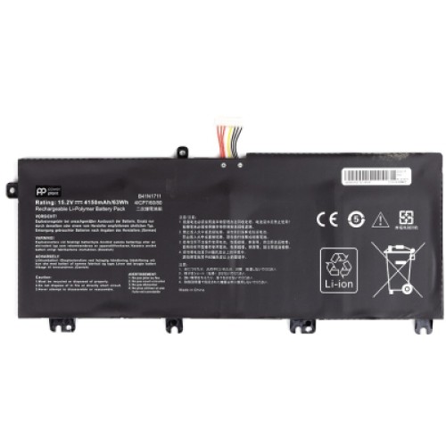 Аккумулятор для ноутбука ASUS B41N1711-4S1P 15.2V 4150mAh PowerPlant (NB431670)