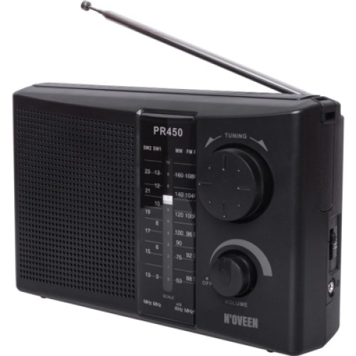 Портативный радиоприемник N'oveen PR450 Black (RL070857)