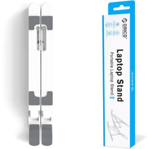 Подставка для ноутбука Orico 11-17", 7 position (15°-45°) plastic white (HS081829)