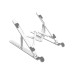 Подставка для ноутбука Orico 11-17", 7 position (15°-45°) plastic white (HS081829)