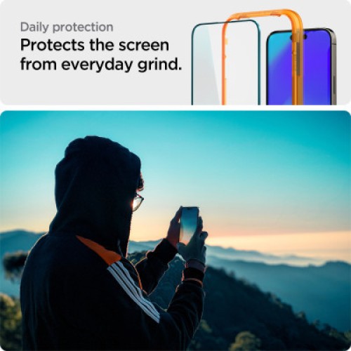 Стекло защитное Spigen Apple Iphone 14 Pro Max Glas tR Align Master FC (2 Pack), Blac (AGL05204)