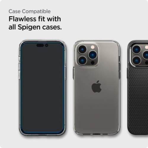 Стекло защитное Spigen Apple Iphone 14 Pro Max Glas tR Align Master FC (2 Pack), Blac (AGL05204)