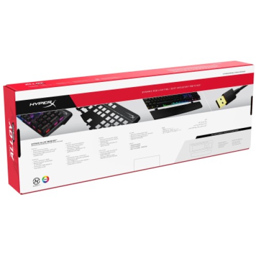Клавиатура HyperX MKW100 Mechnical TTC Red (4P5E1AX)