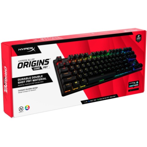 Клавиатура HyperX Alloy Origins Core PBT HX Aqua (639N9AA)