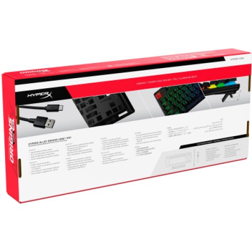 Клавиатура HyperX Alloy Origins Core PBT HX Aqua (639N9AA)
