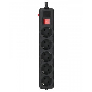 Мережевий фільтр живлення Gembird SPG5-G-15B-PRO