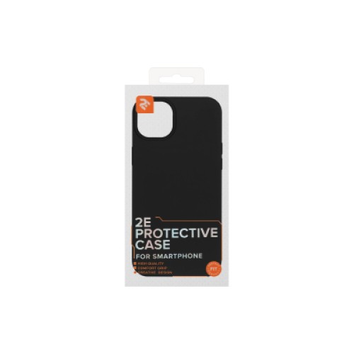 Чехол для мобильного телефона 2E Apple iPhone 14 Max, Liquid Silicone, Black (2E-IPH-14M-OCLS-BK)