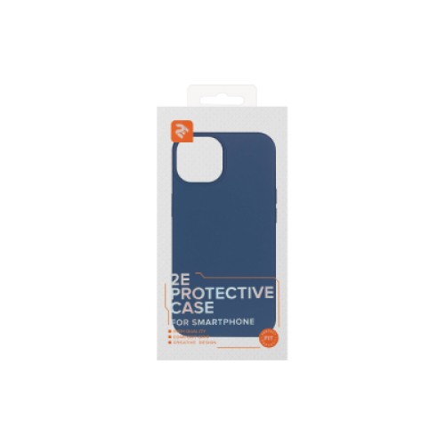 Чехол для мобильного телефона 2E Apple iPhone 14, Liquid Silicone, Cobalt Blue (2E-IPH-14-OCLS-CB)