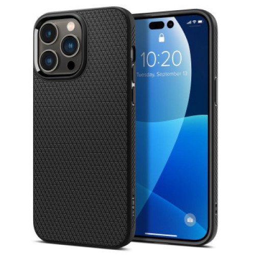 Чехол для мобильного телефона Spigen Apple iPhone 14 Pro Liquid Air, Matte Black (ACS04957)