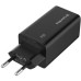 Зарядное устройство ColorWay GaN3 Pro Power Delivery (USB-A + 2 USB TYPE-C) (65W) (CW-CHS039PD-BK)