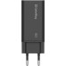 Зарядное устройство ColorWay GaN3 Pro Power Delivery (USB-A + 2 USB TYPE-C) (65W) (CW-CHS039PD-BK)