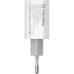 Зарядное устройство ColorWay PD Port PPS USB (Type-C PD + USB QC3.0) (30W) (CW-CHS037PD-WT)