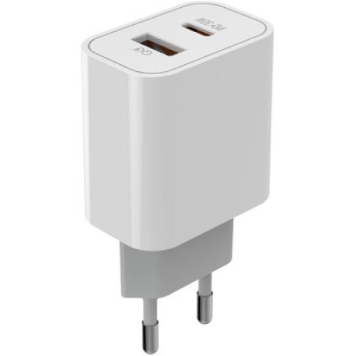 Зарядное устройство ColorWay PD Port PPS USB (Type-C PD + USB QC3.0) (30W) (CW-CHS037PD-WT)