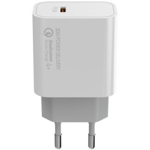 Зарядное устройство ColorWay PD Port PPS USB Type-C (30W) white (CW-CHS038PD-WT)