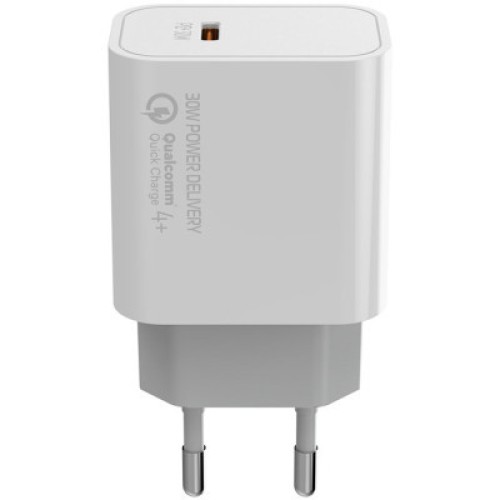 Зарядное устройство ColorWay PD Port PPS USB Type-C (30W) white (CW-CHS038PD-WT)