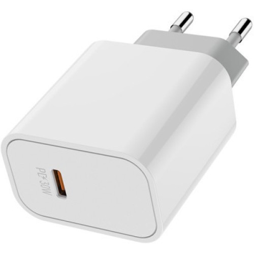 Зарядное устройство ColorWay PD Port PPS USB Type-C (30W) white (CW-CHS038PD-WT)