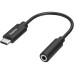 Переходник USB-C to Stereo Jack 3.5mm Black Hama (00200318)