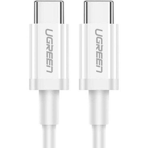 Дата кабель USB-C to USB-C 1.5m US264 18W ABS Cover White Ugreen (60519)