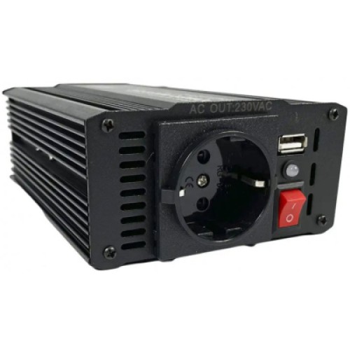 Автомобильный инвертор Bottari DC 12V - AC 230V 600W (54655-IS)