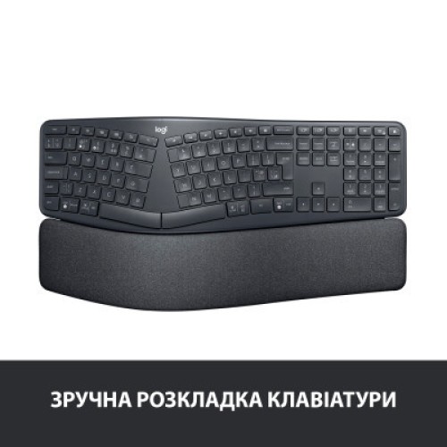 Клавиатура Logitech ERGO K860 for Business Bluetooth/Wireless UA Black (920-010352)