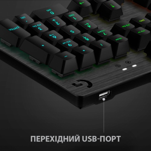 Клавиатура Logitech G512 Lightsync RGB Mechanical GX Red USB UA Carbon (920-009370)