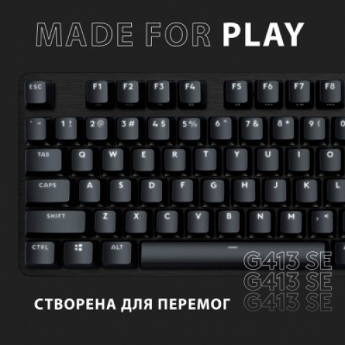Клавиатура Logitech G413 SE Mechanical Tactile Switch USB UA Black (920-010437)