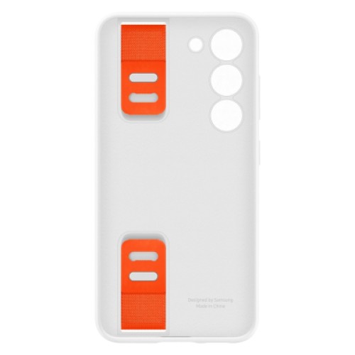 Чехол для мобильного телефона Samsung Galaxy S23 Plus Silicone Grip Case White (EF-GS916TWEGRU)