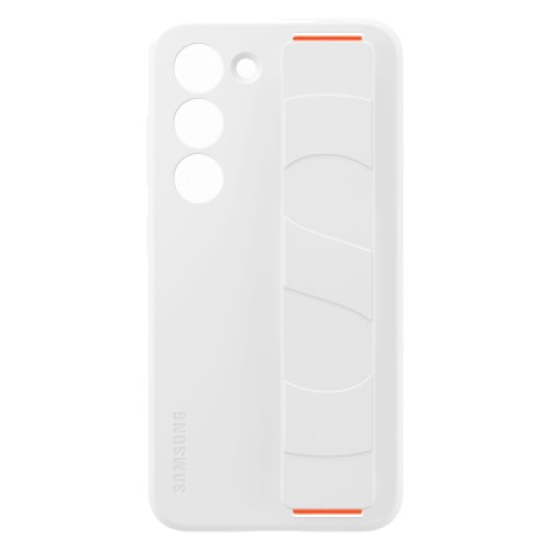 Чехол для мобильного телефона Samsung Galaxy S23 Plus Silicone Grip Case White (EF-GS916TWEGRU)