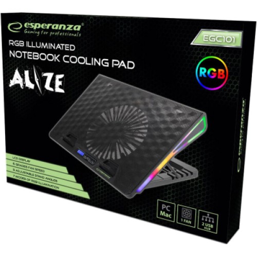 Подставка для ноутбука Esperanza EGC101 with RGB Alize (EGC101)