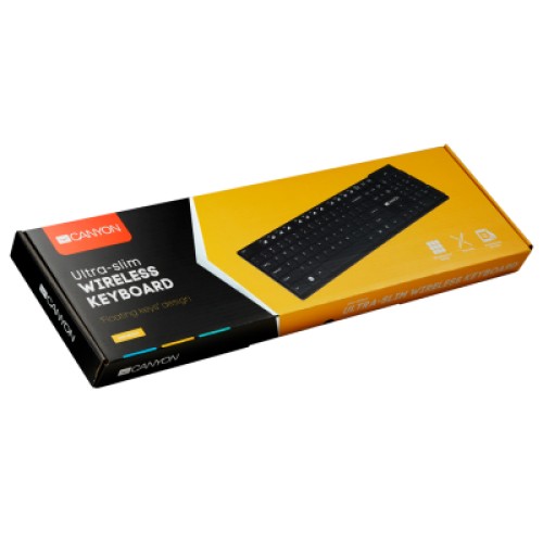 Клавиатура Canyon W2 Wireless Black (CNS-HKBW2-RU) Клавиатура Canyon W2 Wireless Black (CNS-HKBW2-RU)
