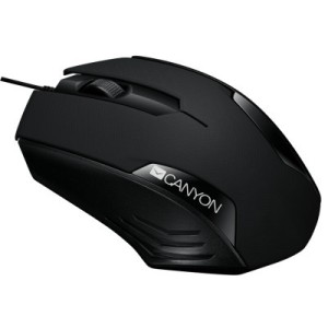 Мишка Canyon CM-02 USB Black (CNE-CMS02B)