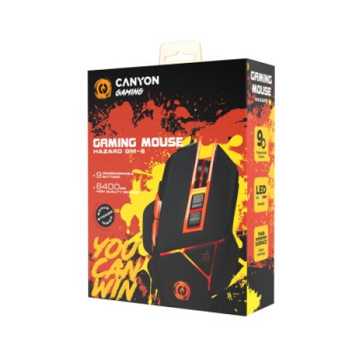 Мышка Canyon GM-6 USB Black (CND-SGM6N)