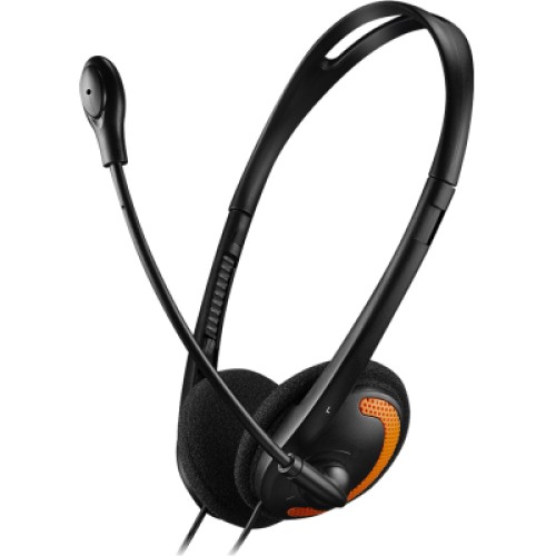 Наушники Canyon HS-01 Black-Orange (CNS-CHS01BO)