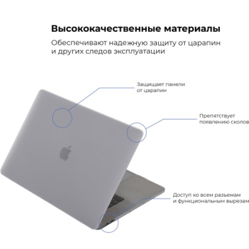Чехол для ноутбука Armorstandart 13.3" MacBook Pro 2020 (A2289/A2251) Matte Shell (ARM57239)