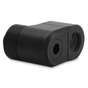 Фитинг для СЖО Ekwb EK-Quantum Torque Double Rotary Offset 21 - Black (3831109893111)