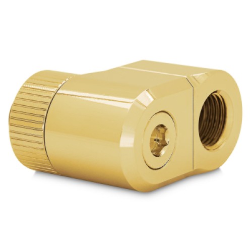Фитинг для СЖО Ekwb EK-Quantum Torque Double Rotary Offset 21 - Gold (3831109893142)