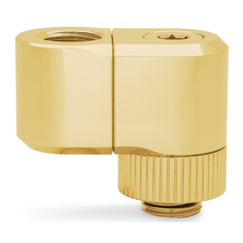 Фитинг для СЖО Ekwb EK-Quantum Torque Double Rotary Offset 21 - Gold (3831109893142)