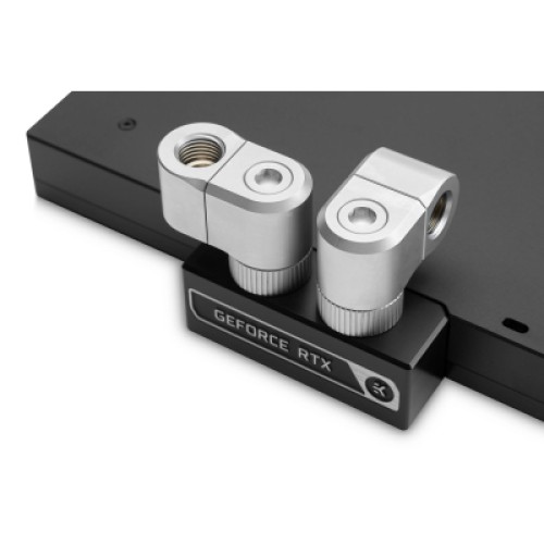 Фитинг для СЖО Ekwb EK-Quantum Torque Double Rotary Offset 21 - Satin Titanium (3831109893128)
