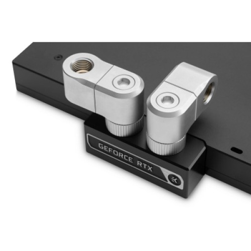 Фитинг для СЖО Ekwb EK-Quantum Torque Double Rotary Offset 28 - Satin Titanium (3831109893487)