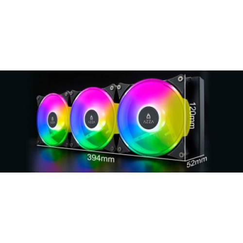 Система жидкостного охлаждения Azza Blizzard SP 360 (LCAZ-360R-ARGB SP)