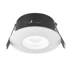 Світильник точковий Videx під лампу GU10 врізний Круглий Білий IP54 (VL-SPF10R-W)