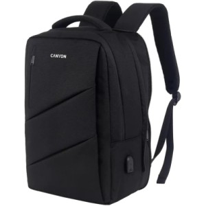 Рюкзак для ноутбука Canyon 15.6" BPE-5 Urban, USB, 12-18L, Black (CNS-BPE5B1)