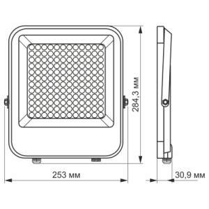 Прожектор Videx LED PREMIUM VIDEX F2 100W 5000K (VL-F2-1005G)