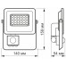Прожектор Videx LED F2e 20W 5000K (VL-F2e205W-S)