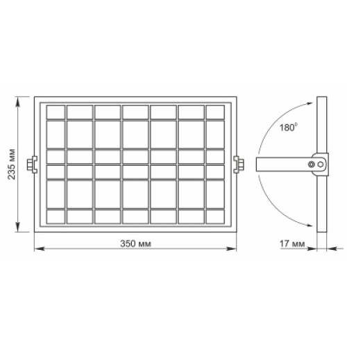 Прожектор Videx LED 1000LM 5000K 3.2V (VL-FSO2-505)