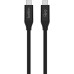 Дата кабель USB-C to USB-C 0.8m USB4 40Gbps 100W Black Belkin (INZ001BT0.8MBK)