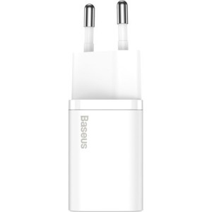 Зарядное устройство Baseus Super Si 1C 20W With Simple Wisdom Data Cable Type-C/iP White (TZCCSUP-B02)