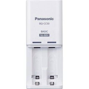 Зарядное устройство для аккумуляторов Panasonic Compact Charger + Eneloop 2AA 2000 mAh (K-KJ50MCD20E)